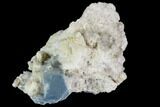 Aquamarine Crystal in Albite Crystal Matrix - Pakistan #111347-1